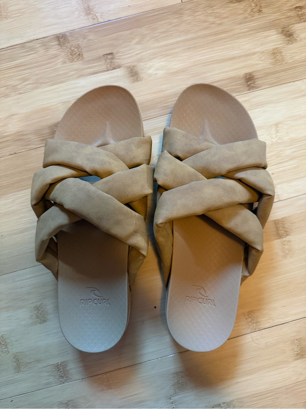 Rip Curl Women's Tan Braided Slide Sandals